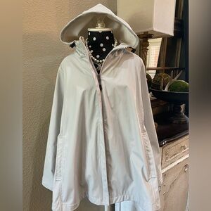 32° Cool, Rain Jacket, small/medium, light gray